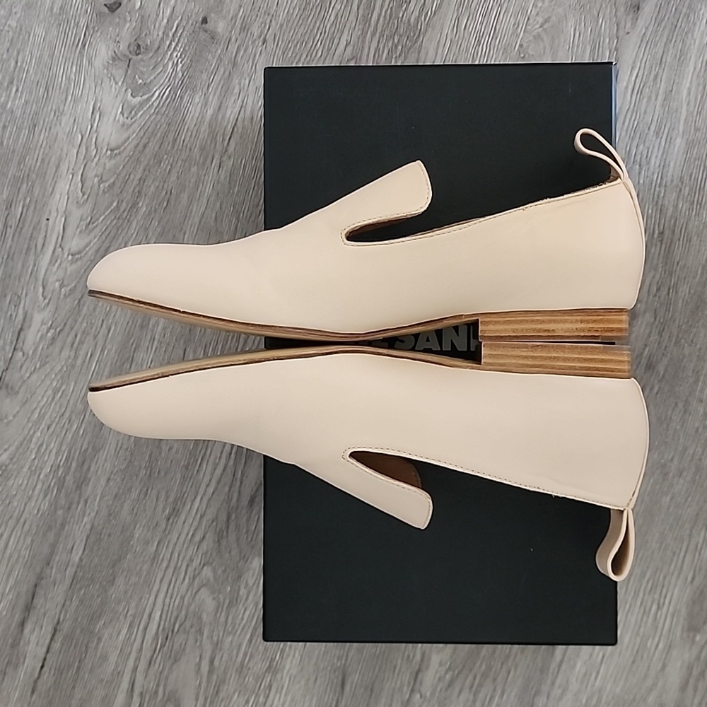 Jil Sander Almond Toe Loafers Size 38 - Picture 2 of 7